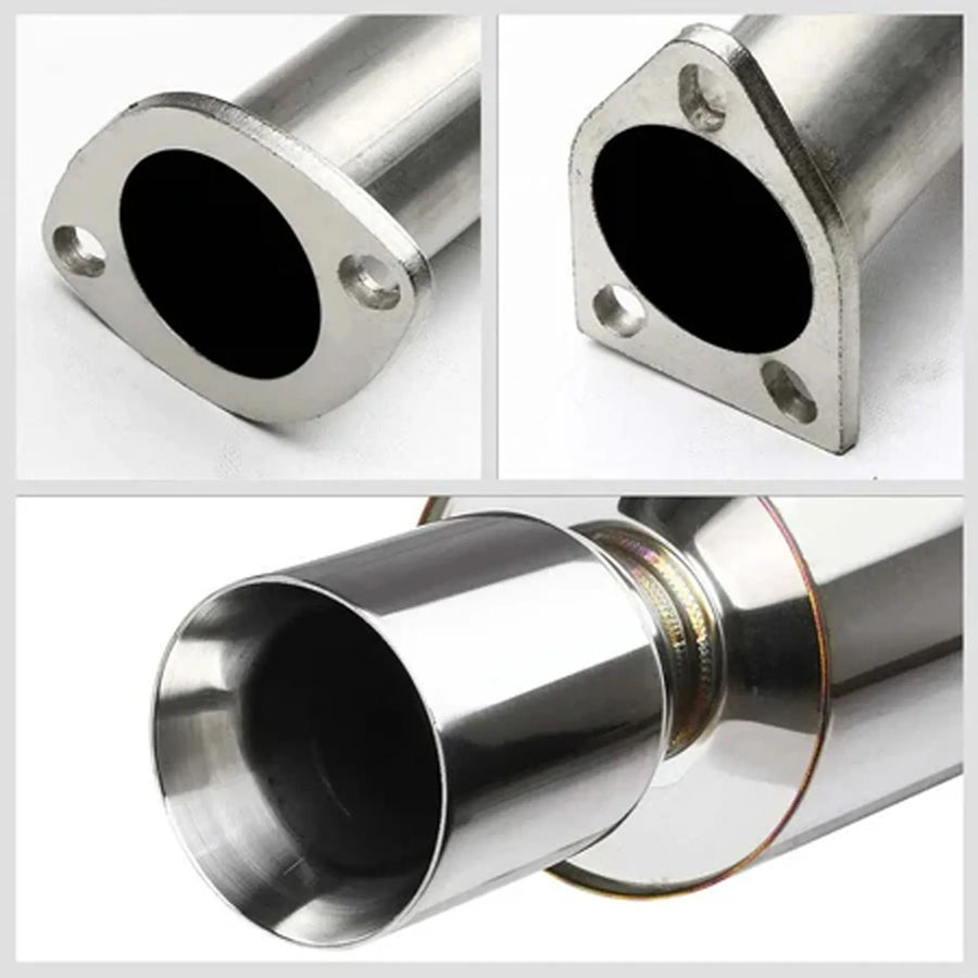 Mitsubishi Eclipse RS/GS 2.0L Non-Turbo Stainless Cat-Back Exhaust – 1995–1999