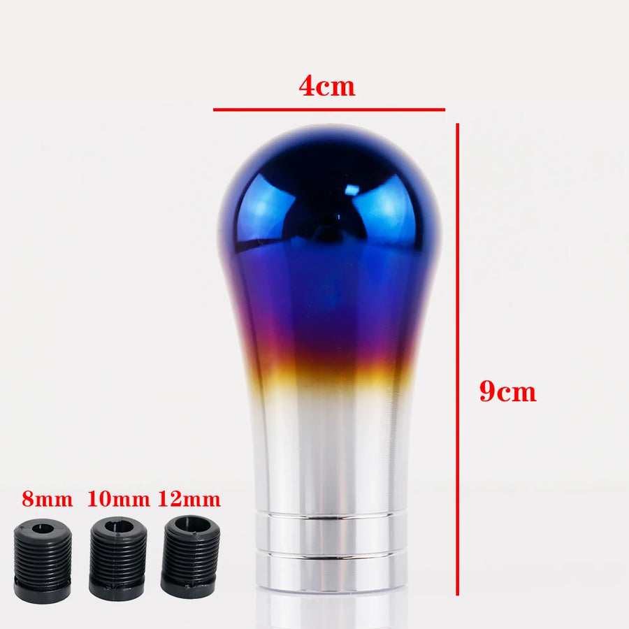 JDM Burnt Blue Aluminum Manual Shift Knob