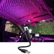 Mini USB LED Starry Sky Projector for Car Roof and Room Décor