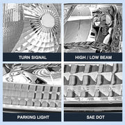 Headlight and Corner Light Set for Ford F-150 1997–2003 – 4-Piece