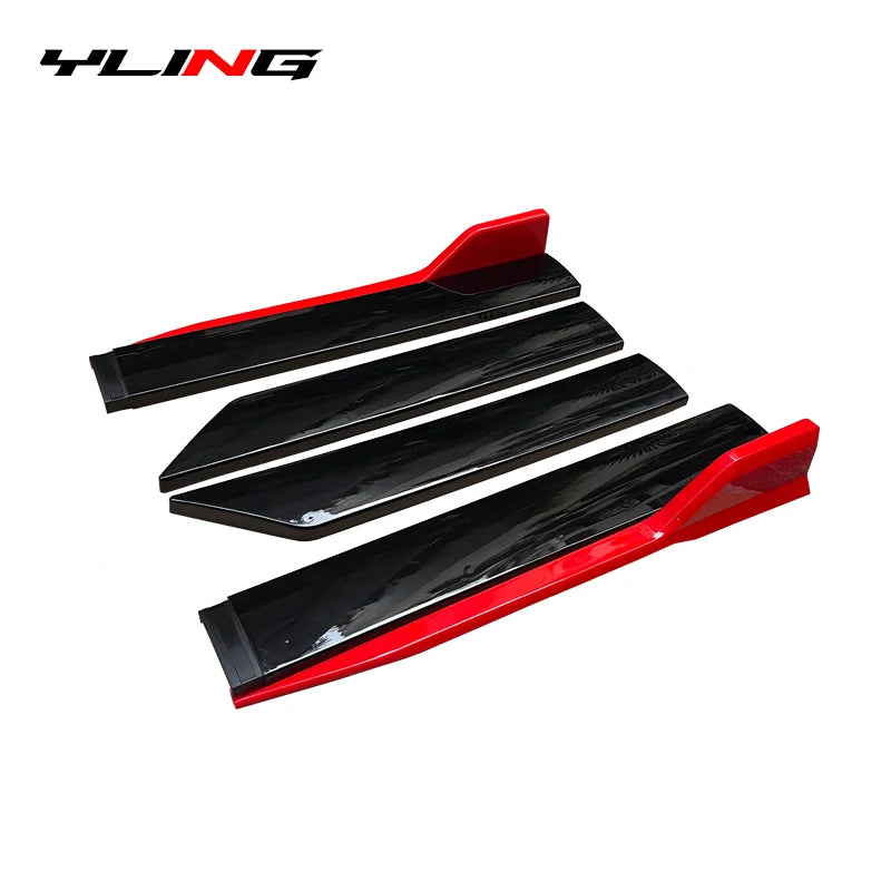 4-Piece 41-Inch Side Skirt Extension Kit for Audi Models