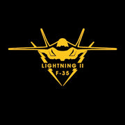 F-35 Fighter Reflective Car Window Decal
