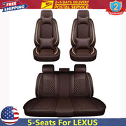 5-seat Leather-look Car Seat Cover Set for Lexus