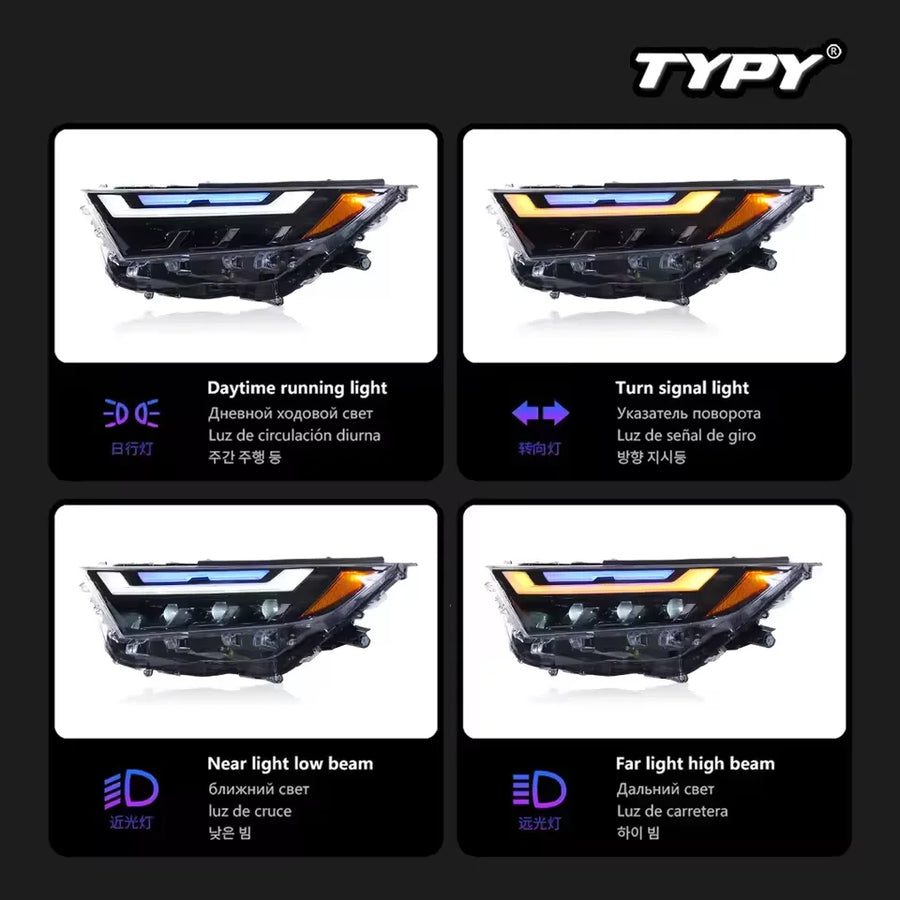 LED Headlight Assembly Set for 2020–2024