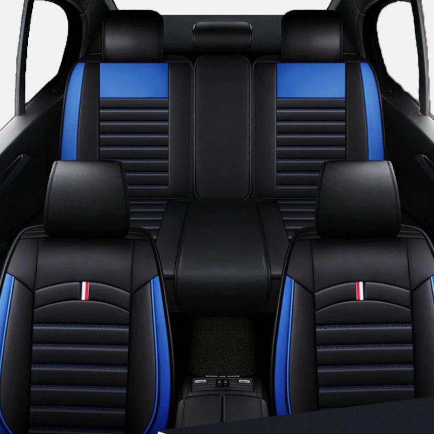 5-Seat Leather-Look Car Seat Cover Set for Subaru