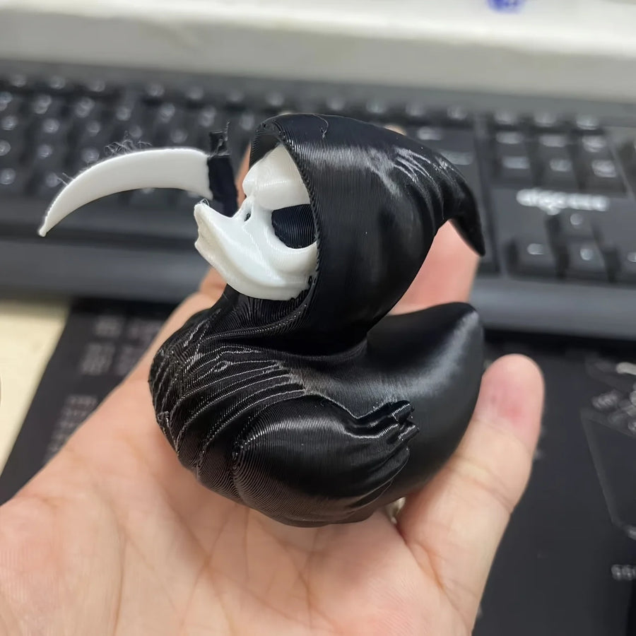 3D-Printed Grim Reaper Duck Dashboard Statue