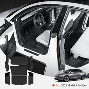 Leather-Look Cargo Liner and Seat-Back Protector for Tesla Model Y Juniper 2025
