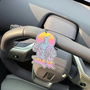 Retro Synthwave Terminator I'll Be Back Hanging Car Air Freshener
