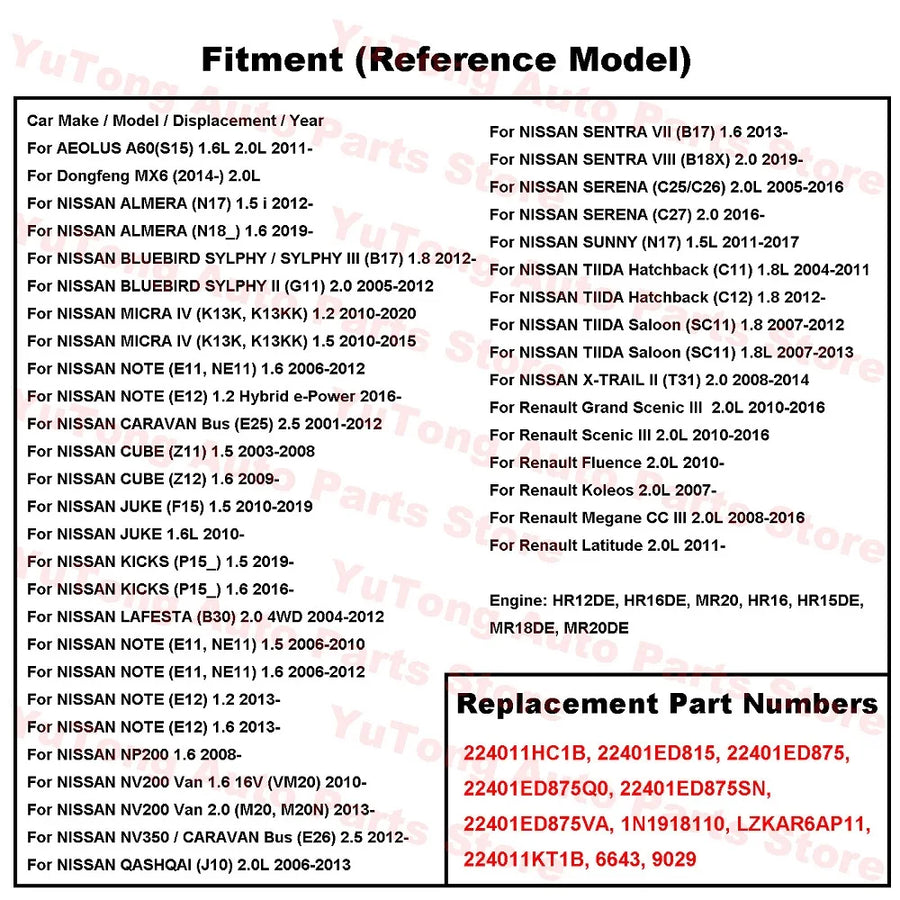 Spark Plug for Nissan