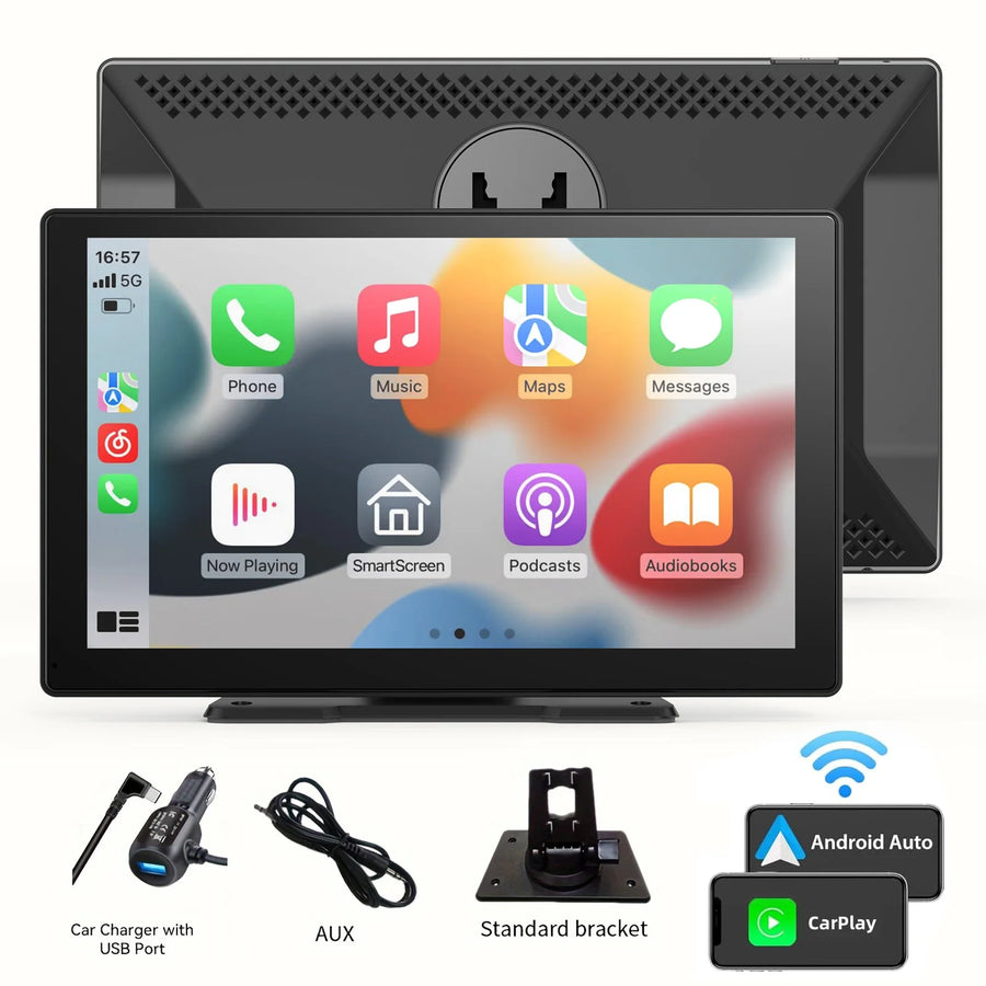 Portable Wireless CarPlay and Android Auto Display