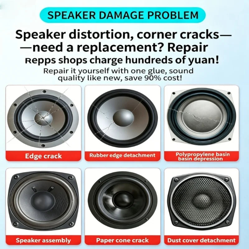 Flexible Speaker Repair Adhesive – 50 mL