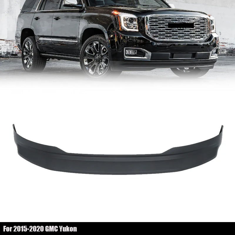 Black Front Lower Bumper Deflector for GMC Yukon 2015-2020
