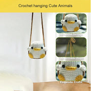 Crochet Animal Rearview Mirror Hanging Ornament