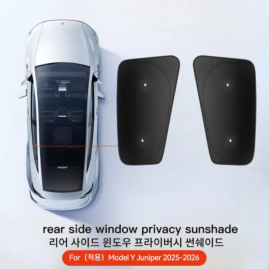 Side Window Sunshade for Tesla Model 3/Y Highland and Juniper 2021-2025