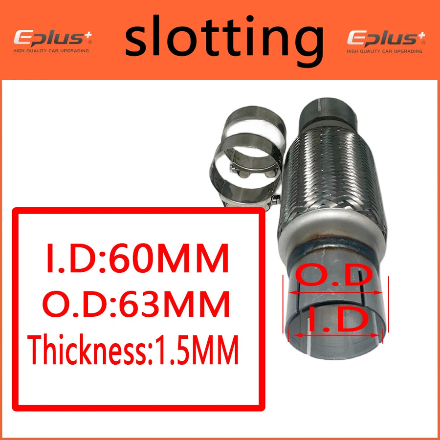 Universal Stainless Steel Exhaust Flex Pipe Connector