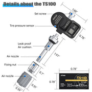 Xtool Programmable TPMS Sensor (433MHz + 315MHz)