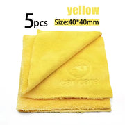 40 x 40 cm Microfiber Car Cleaning Towels, 5-Pack