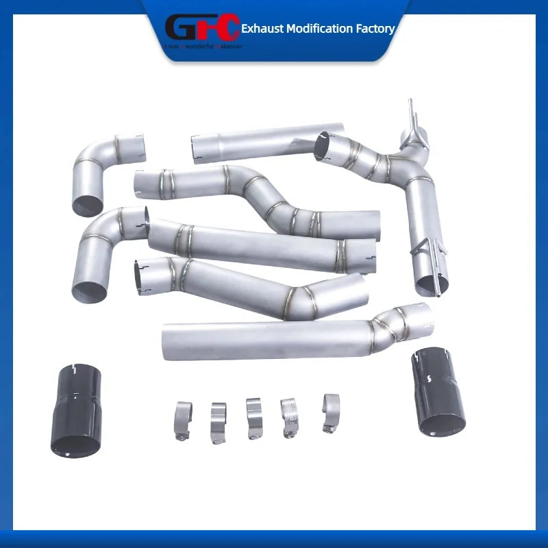 Stainless Steel Straight-Pipe Exhaust Section for BMW 335i/340i/430i/440i F30-F36 3.0T