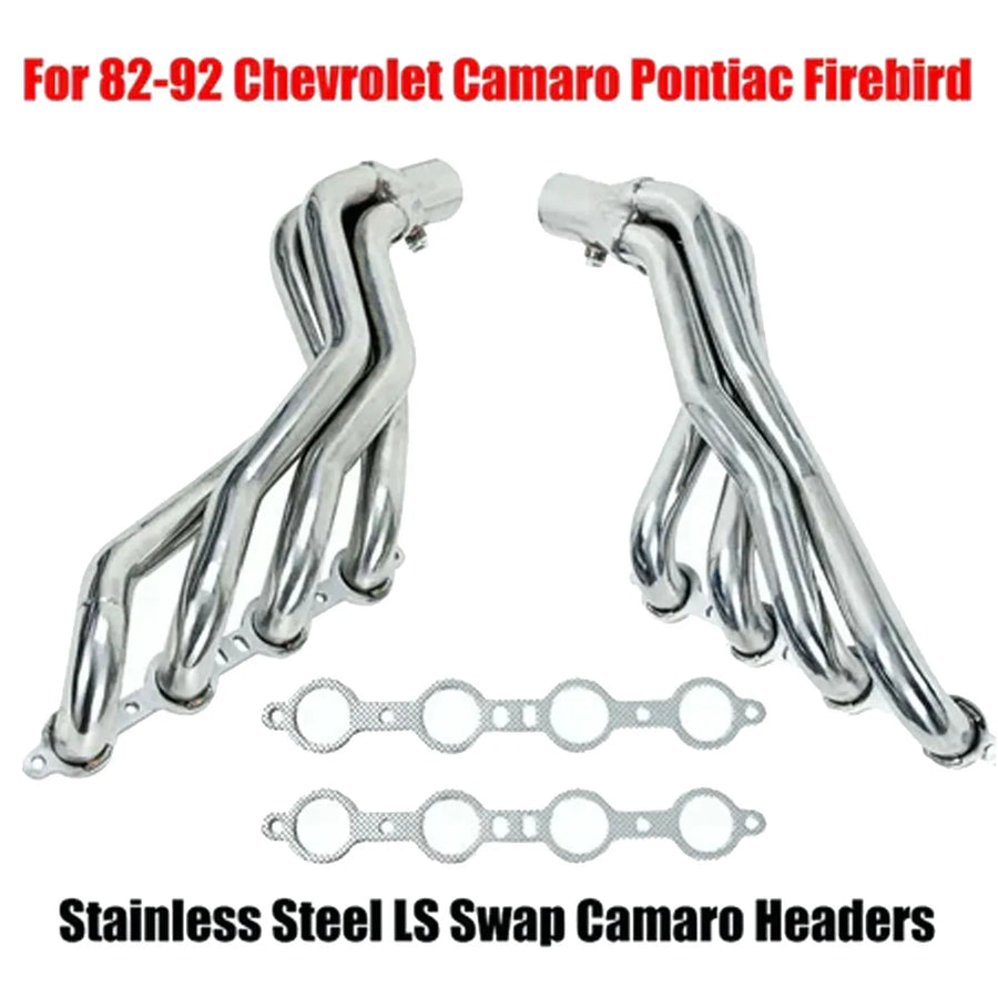Stainless Steel Exhaust Header Set for 1982–1992 Chevrolet/Pontiac Camaro