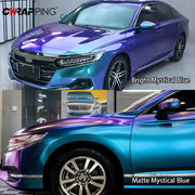 Purple-to-Blue Sparkle Chameleon Vinyl Wrap Film