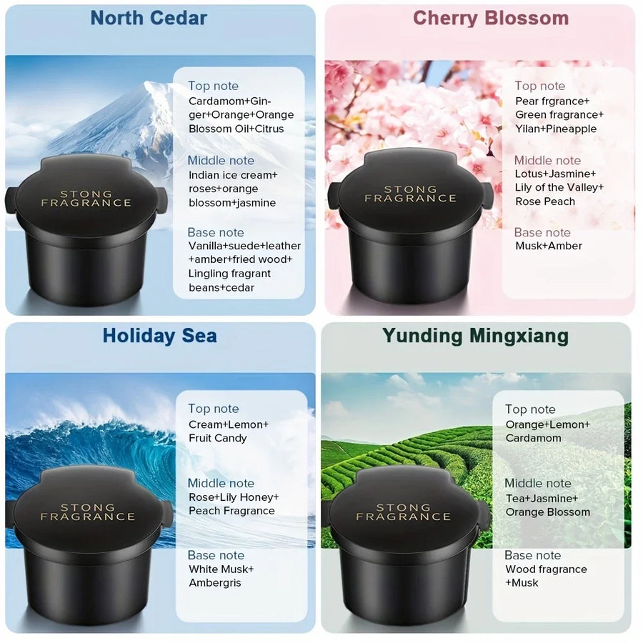Rechargeable Smart Car Aroma Diffuser with RGB Ambient Light