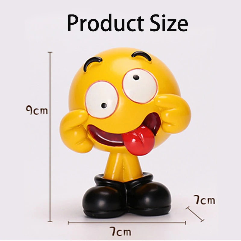 Cartoon Bobblehead Car Dashboard Ornament