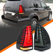 Lexus GX470 Sequential LED Tail Light Pair – 2003–2009 Gray