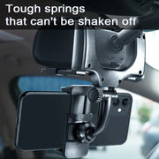SEAMETAL Adjustable Rearview Mirror Phone Holder