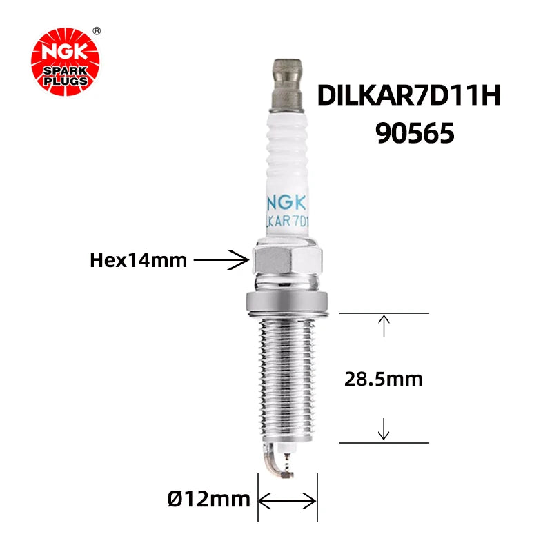 NGK Iridium Spark Plug 90565 22401 22401-1VA1C for Nissan Models