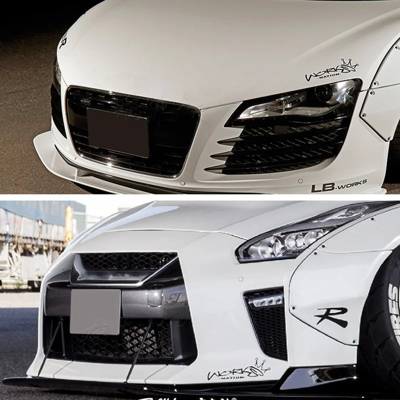Reflective Headlight Eyelid Vinyl Decal