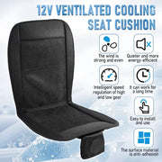 Universal 12V Ventilated Cooling Car Seat Cushion