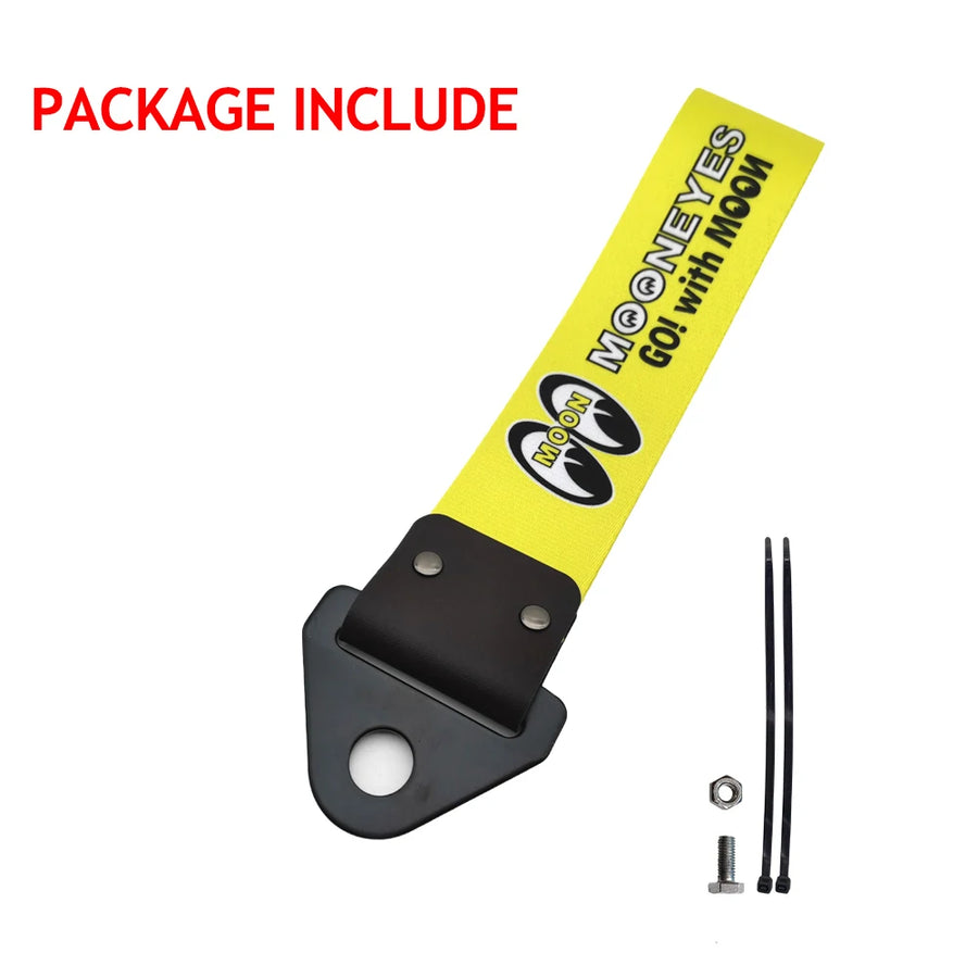 Red Sun-Style Decorative Tow Strap
