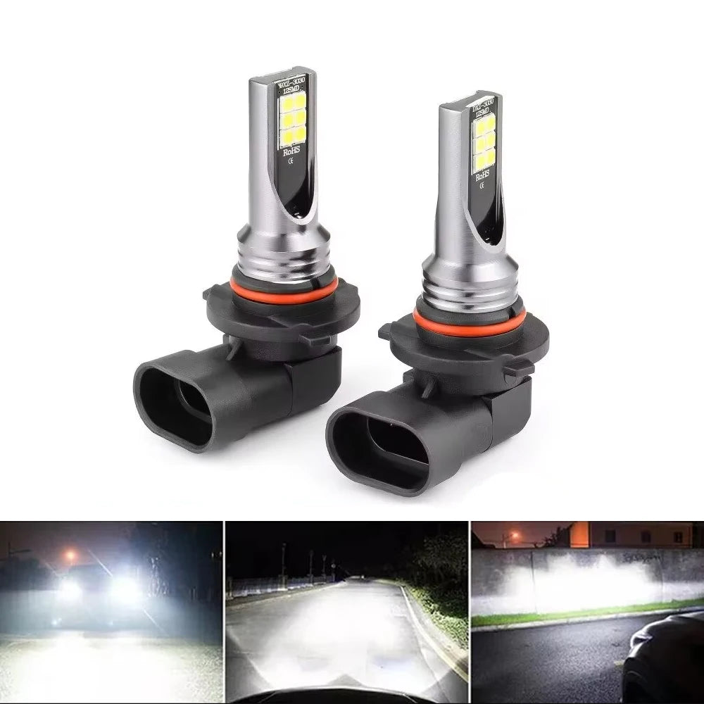 2-Piece H1/H3/H11/9005/9006 LED Headlight Bulb – 6000K