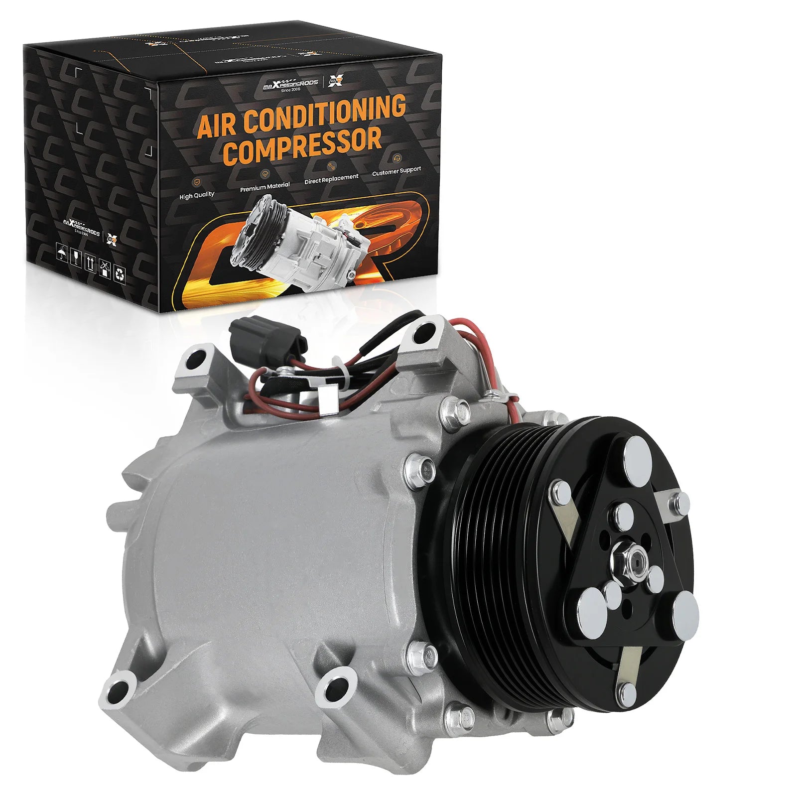 A/C Compressor & Clutch for Honda CR-V 2002-2006