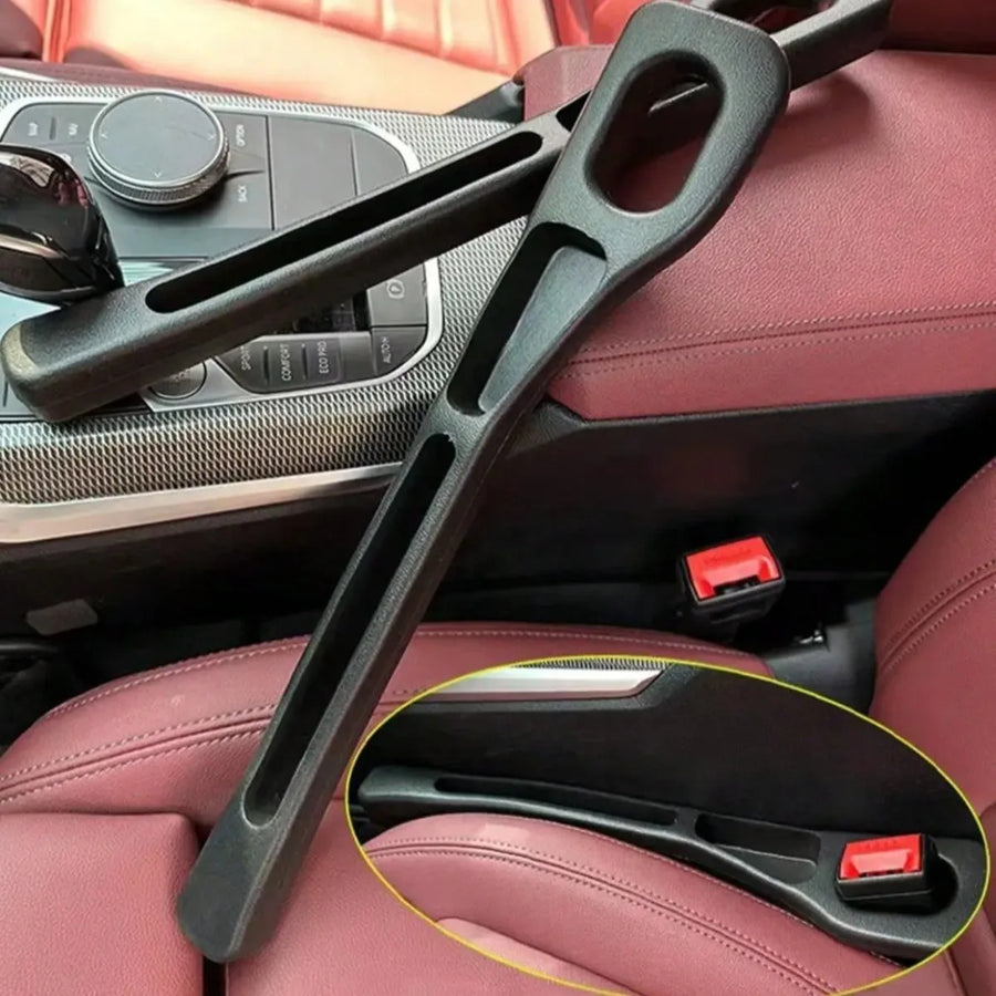 2-Piece Universal Car Seat Gap Fillers with Dual Storage Slots