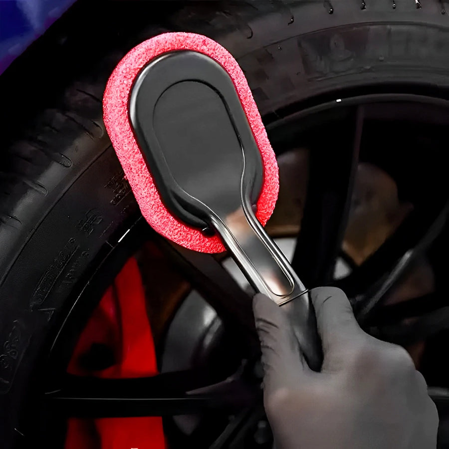 Tire Dressing Foam Applicator with Handle