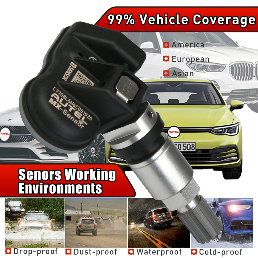 Autel MX-Sensor 315MHz/433MHz Programmable TPMS Sensor