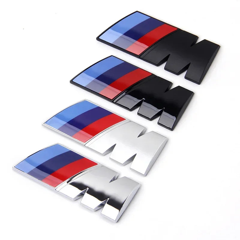 BMW M Fender and Rear Trunk Emblem Badge Sticker