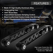 Lower Control Arm & Rear Camber Control Arms Kit for 1996-2000 Honda Civic EK CX DX EX GX HX LX Si
