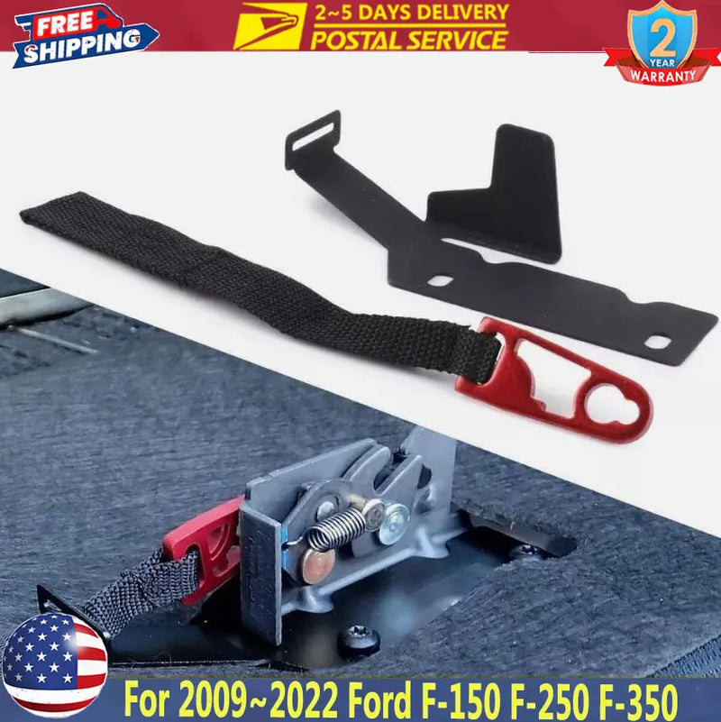 Ford F-Series Rear Seat Release Latch Kit – Black/Red