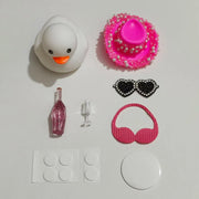 Mini Bikini Rubber Duck Dashboard Ornament – Black or White