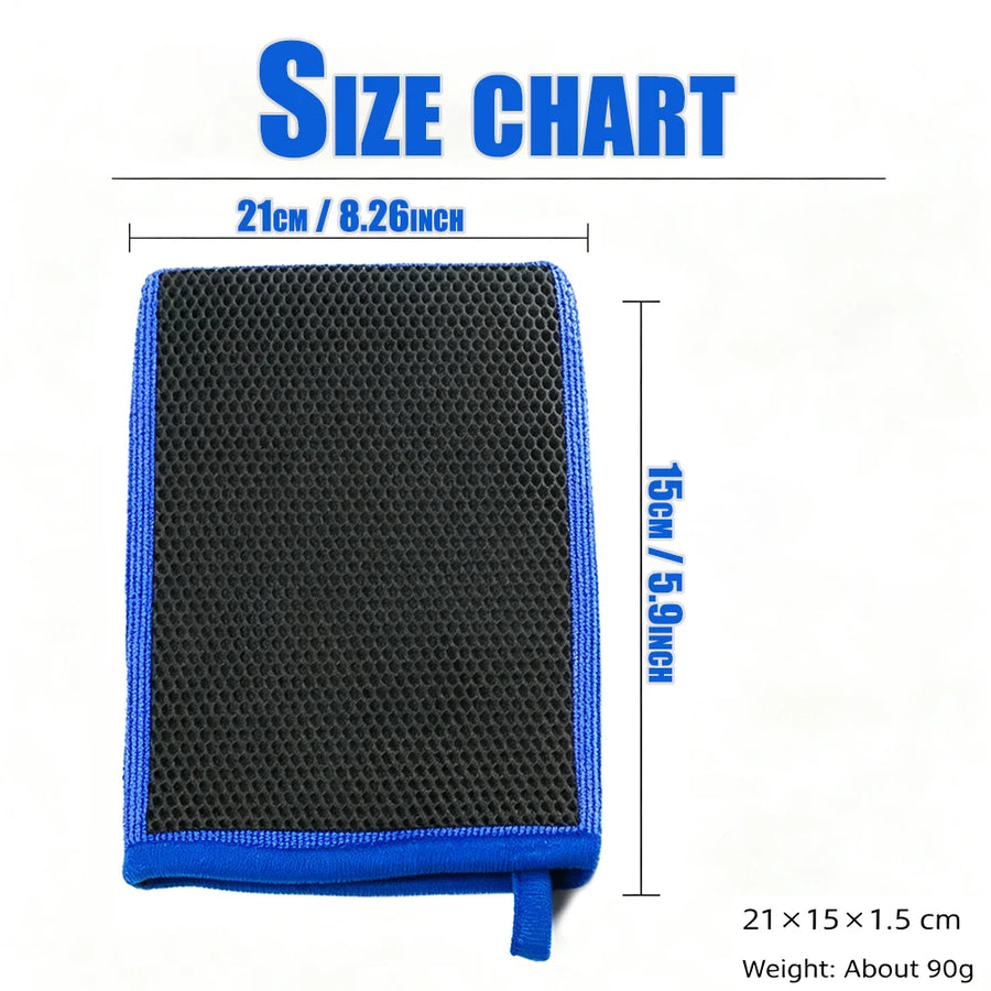 Honeycomb Clay Mitt for Car Paint Decontamination