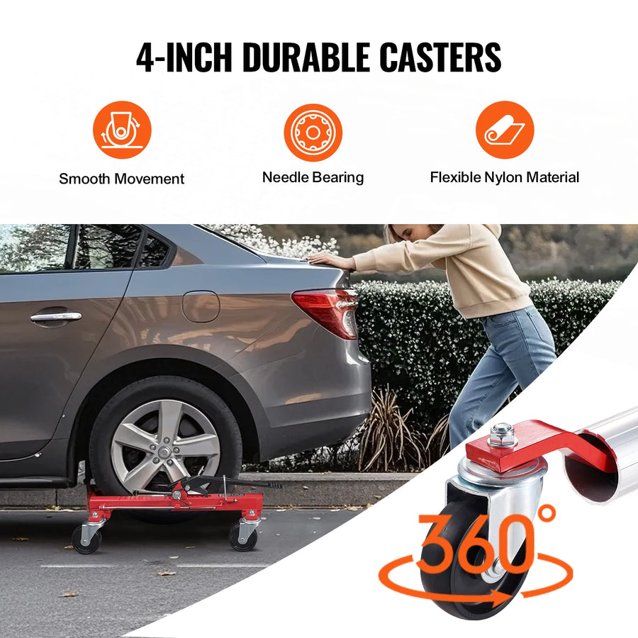 1,500 lb Ratcheting Vehicle Positioning Wheel Dolly