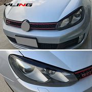 Headlight Eyebrow Trim for VW Golf 6 MK6 2008–2013