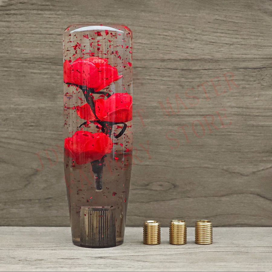 15cm Acrylic Flower Manual Gear Shift Knob