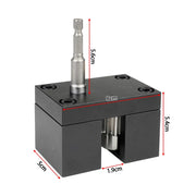 Black Durable C5A2 Metal Impact Power Assisted Crimper Electric Tools Efficiently Crimp Galvanized Round