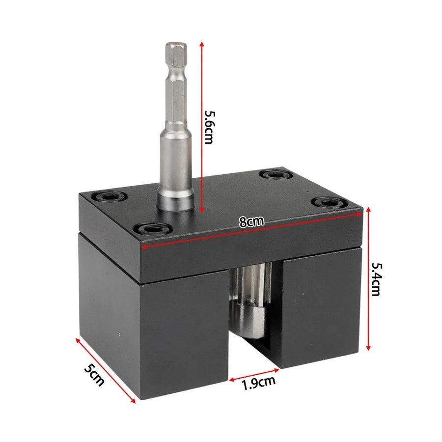 Black Durable C5A2 Metal Impact Power Assisted Crimper Electric Tools Efficiently Crimp Galvanized Round