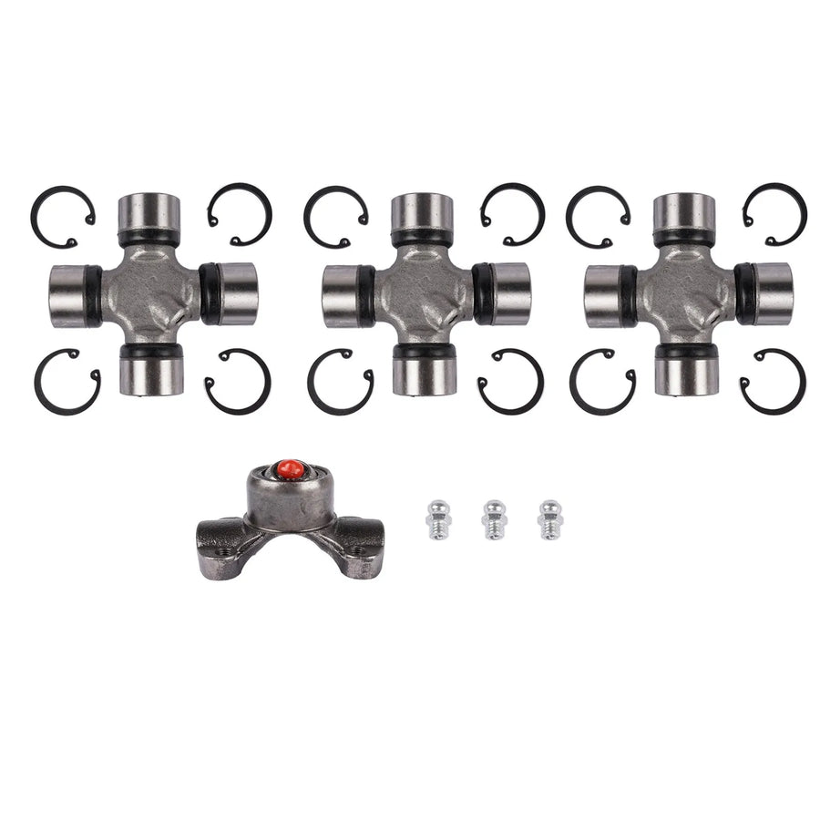 3-piece U-joint and Cv Socket Set for Jeep Wrangler Tj and Cherokee Xj 1984-2006