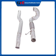 Stainless Steel Catless Downpipe for Audi TT & Volkswagen CC/Passat B7 1.8T/2.0T