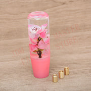 Universal 15cm Acrylic Flower Manual Gear Shift Knob
